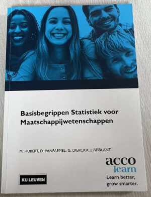 Basisbegrippen statistiek voor maatschappijwetenschappen