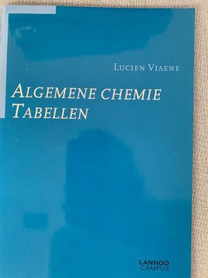 Algemene chemie tabellen