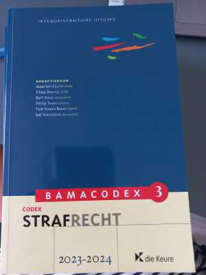 Bamacodex 3 Strafrecht 2023-2024