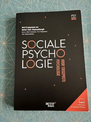 Sociale Psychologie voor toegepaste psychologie