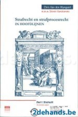Strafrecht en strafprocesrecht in hoofdlijnen