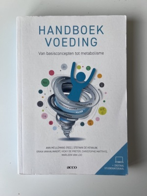 Handboek voeding: van basisconcepten tot metabolisme