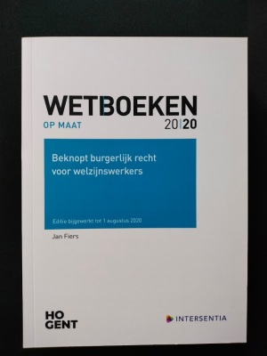 Beknopt burgerlijk recht voor welzijnswerkers 2020-2021