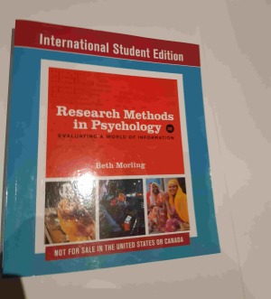 Research Methods in Psychology 3E