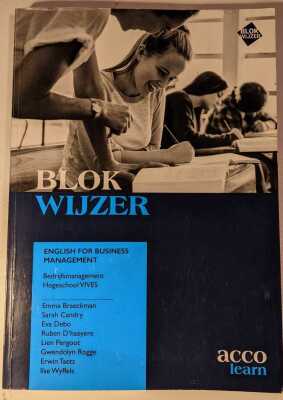 BLOK WIJZER Englisch for business management
