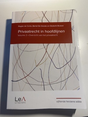 Privaatrecht in hoofdlijnen Volume 2