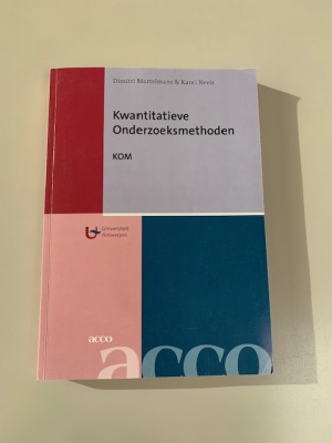 Kwantitatieve Onderzoeksmethoden KOM
