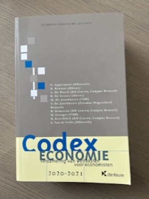 Codex Economie 2020-2021
