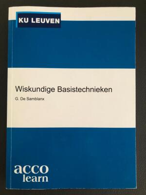 Wiskundige basistechnieken