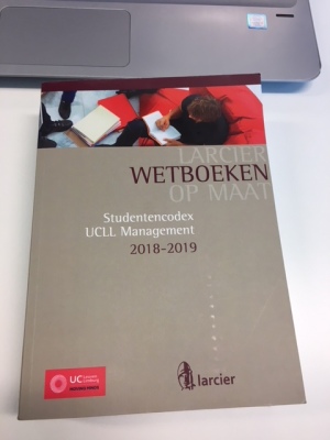 Studentencodex UCLL Management 2018-2019!!