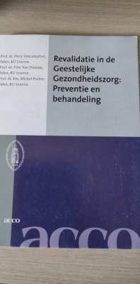 revalidatie in de geestelijke gezondheidszorg: preventie en behandeling
