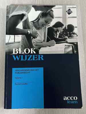 Geschiedenis van het publieksrecht volume 1