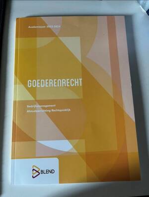 Blend Goederenrecht