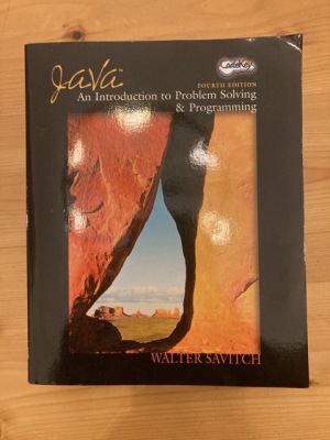 Java: An Introduction to Problem Solving & Programming