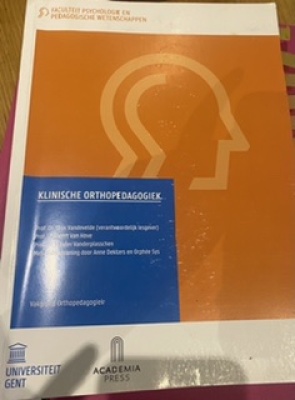 Syllabus Klinische orthopedagogiek
