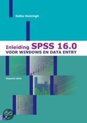 Inleiding spss 16.0 voor windows en data entry