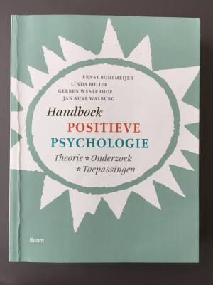 Handboek positieve psychologie