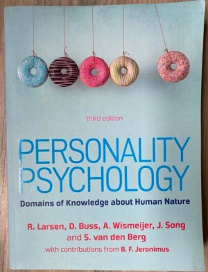 Personality Psychology, Domains of Knowledge about Human Nature. Third edition.