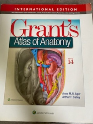 Grant's Atlas of Anatomy - 14th edition