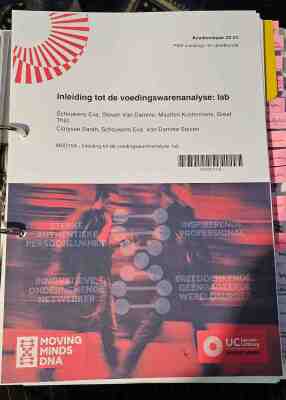 Inleiding tot de voedingswarenanalyse: lab