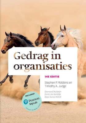 Gedrag in organisaties: Versie A&O, 14e Editie