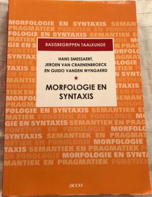 Basisbegrippen Taalkunde: Morfologie en Syntaxis