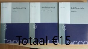 Bedrijfsfinanciering Boekdeel 1 & 2