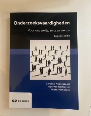 Onderzoeksvaardigheden voor onderwijs, zorg en welzijn