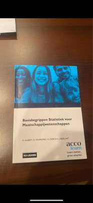 Basisbegrippen statistiek voor maatschappijwetenschappen