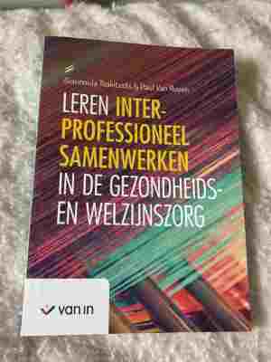 Leren interprofessioneel samenwerken in de gezondheids- en welzijnszorg