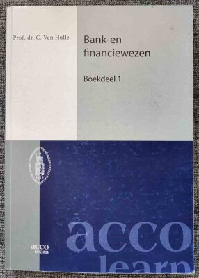 Bank- en Financiewezen - boekdeel 1