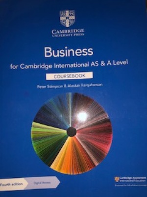 Business for Cambridge International AS & A Level
