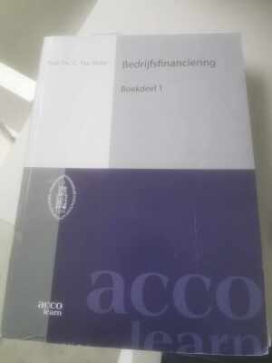 BEDRIJFSFINANCIERING Boekdeel 1