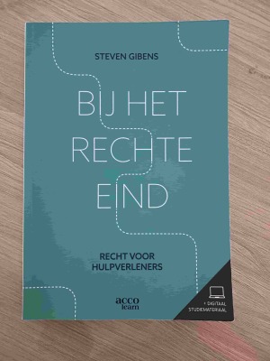 Bij het rechte eind - Recht voor hulpverleners