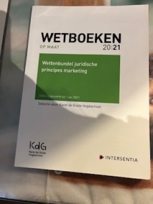 Wettenbundel juridische principes marketing