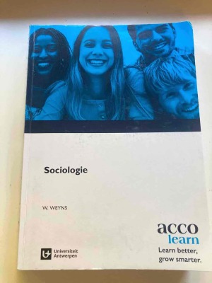 Sociologie, Syllabus