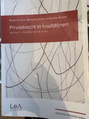 Privaatrecht in hoofdlijnen - Volume 1