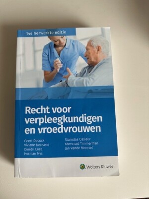 Recht voor verpleegkundigen en vroedvrouwen
