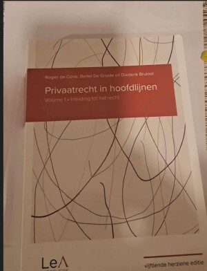 Privaatrecht in hoofdlijnen - Volume 1