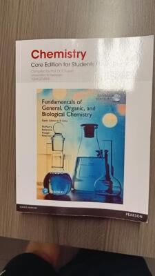 Chemistry - Core edition for students physiotherapy