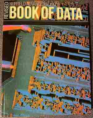 Book of data Nuffield advanced science
