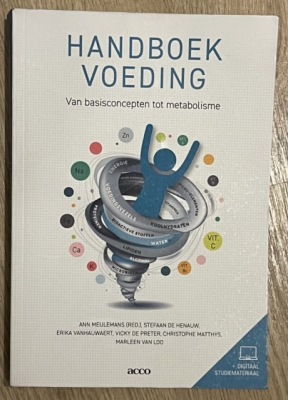 Handboek voeding: van basisconcepten tot metabolisme