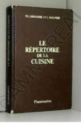 Le repertoire de la cuisine
