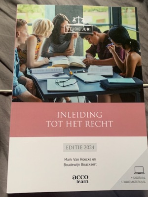 Inleiding tot het recht editie 2024