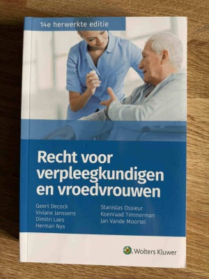 Recht voor verpleegkundigen en vroedvrouwen