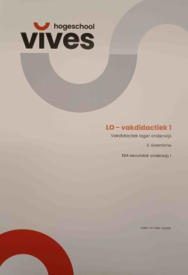 LO - vakdidactiek 1 - lager onderwijs