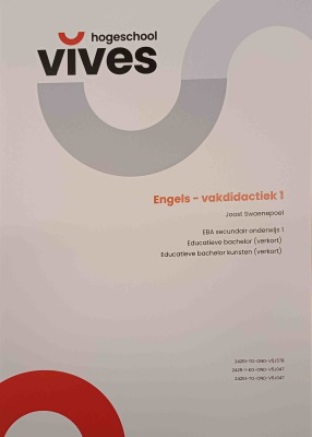 Engels - vakdidactiek 1