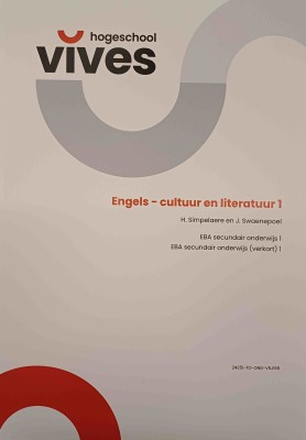 Engels - cultuur en literatuur 1