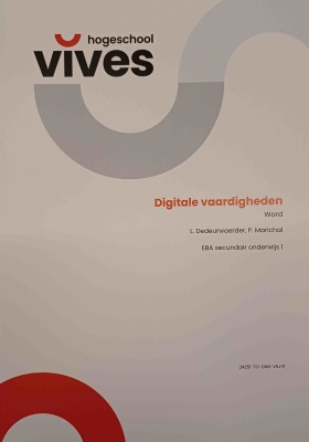 Digitale vaardigheden - Word