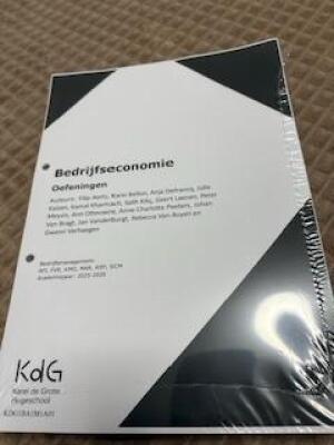 Bedrijfseconomie Oefeningen
